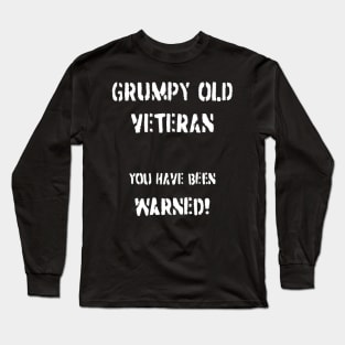 Grumpy Old Veteran Long Sleeve T-Shirt